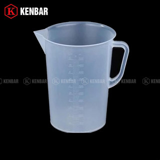 Plastic Measuring Jug 600ml Large Beaker Measuring Cups Graduated Jugs Measuring Jars for Cold Water Ice Tea Juice Beer Milk, Size: 600 mL, Blue