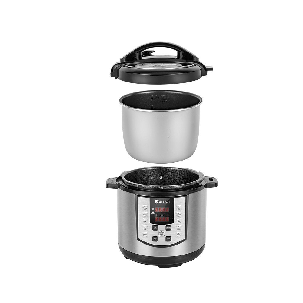 [Mã ELBSJBP03 giảm 12% đơn 500K] Nồi áp suất điện tử đa năng Elmich 6L PCE-1809OL