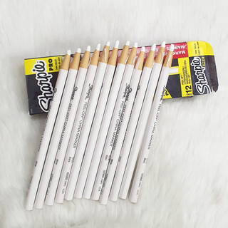 -Chì đá Sharpie (saphia) màu TRẮNG vẽ khung môi, khung mày phun xăm