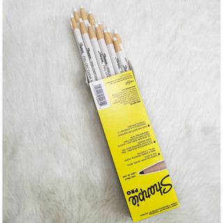 -Chì đá Sharpie (saphia) màu TRẮNG vẽ khung môi, khung mày phun xăm