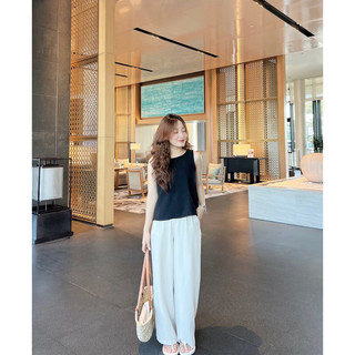 Quần tây ống suông xếp 2 li thiết kế Ma Vie