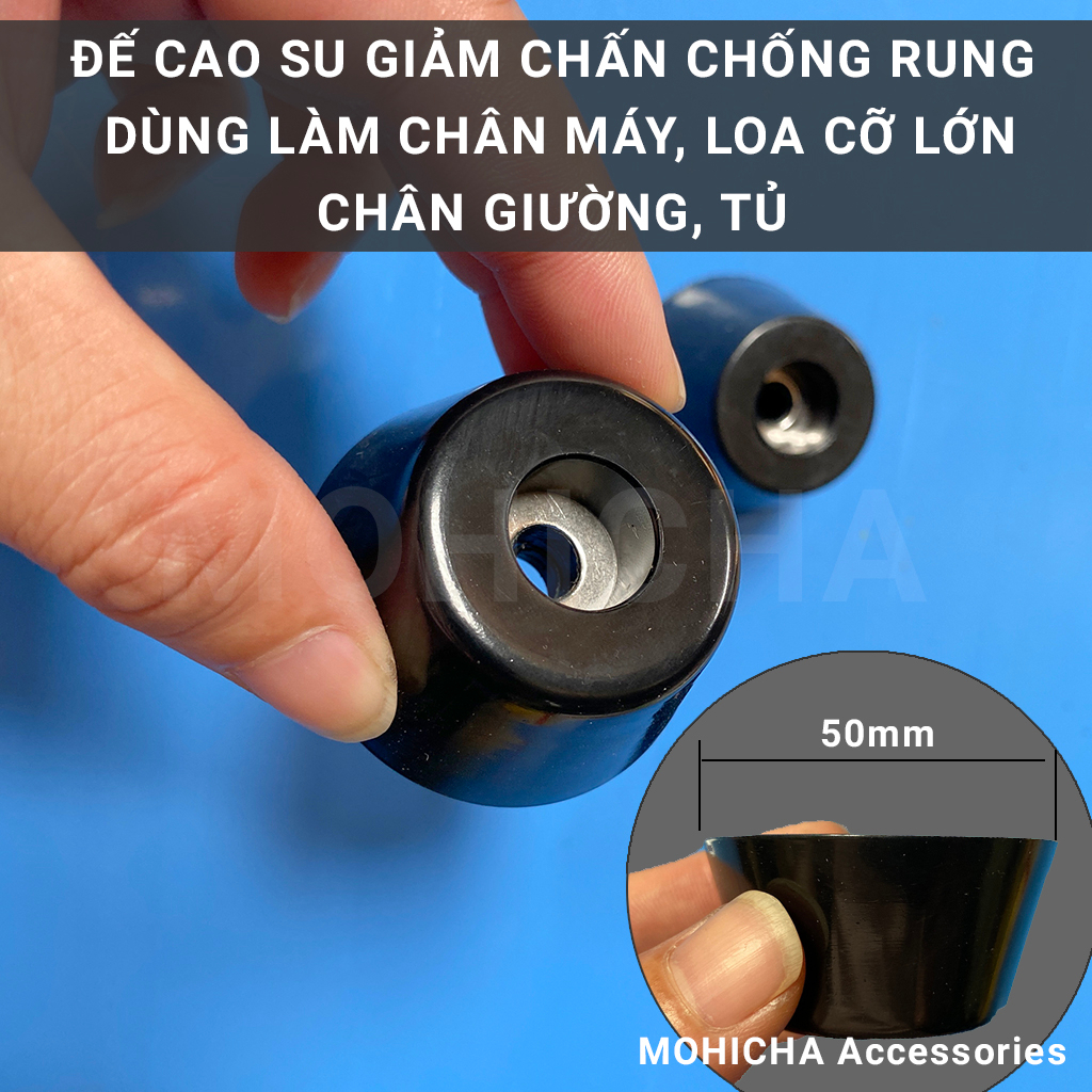 Đế cao su chống rung giảm chấn làm chân máy, loa đài, nội thất, có sẵn ...
