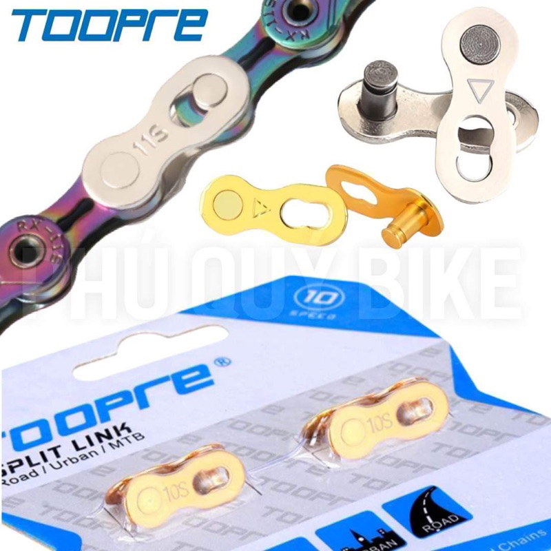 2 Bộ Khoá Sên Xích Xe Đạp 10s/11s/12s VÀNG/BẠC