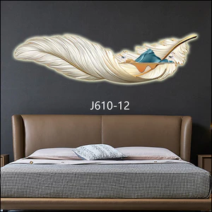 Tranh 3D LED Cắt Lông Vũ Hiện Đại Trang Trí Phòng Ngủ, Phòng Khách Xưởng Giá Rẻ