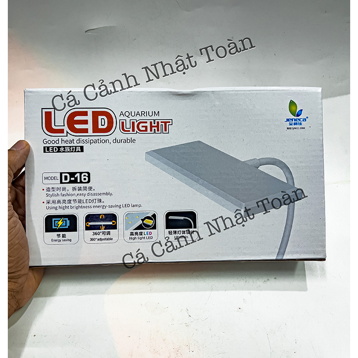 JENECA D16 ĐÈN LED KẸP MINI BỂ CÁ ĐỔI MÀU CÁ KHÔNG ĐỔI MÀU NƯỚC