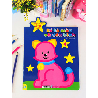 Sách - Bé Tô Màu Và Dán Hình (Dành cho bé 2-6 tuổi) - ndbooks