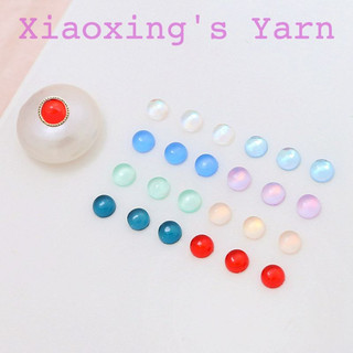 Mắt ngọc nhiều màu, đá giọt sương làm mắt thú, búp bê đủ size 4 - 12mm ...