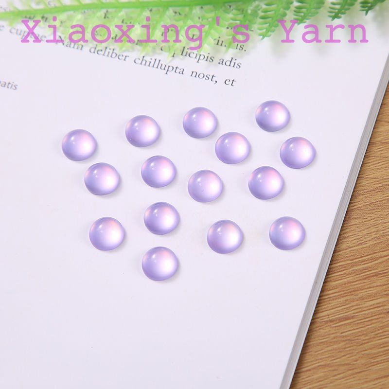 Mắt ngọc nhiều màu, đá giọt sương làm mắt thú, búp bê đủ size 4 - 12mm ...