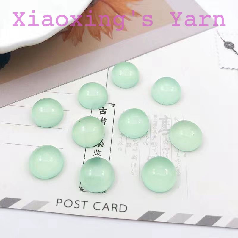 Mắt ngọc nhiều màu, đá giọt sương làm mắt thú, búp bê đủ size 4 - 12mm ...