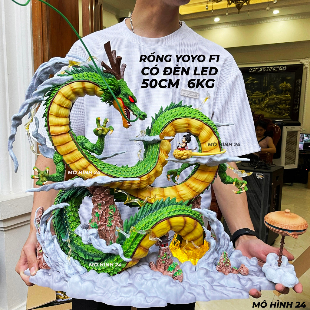 [24GROUP] Mô hình nhân vật Rồng thần Yoyo studio khổng lồ có đèn led ...