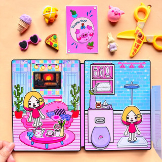 Bộ nhà màu sắc của Enid - Búp bê giấy