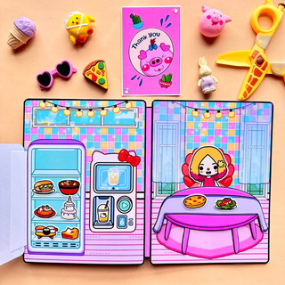 Bộ nhà màu sắc của Enid - Búp bê giấy