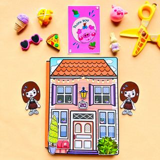 Ngôi nhà Chocolate của Toca - Búp bê giấy