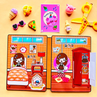 Ngôi nhà Chocolate của Toca - Búp bê giấy