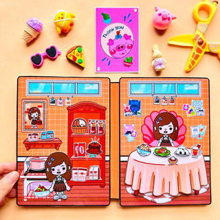 Ngôi nhà Chocolate của Toca - Búp bê giấy