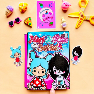 Toca Life World - Nhà của Nari vs Rita - búp bê giấy