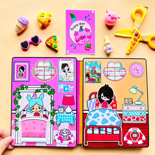 Toca Life World - Nhà của Nari vs Rita - búp bê giấy