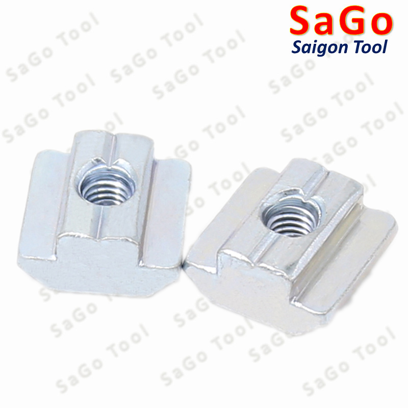 Tán chữ T, Đai ốc luồn nhôm định hình 2020 3030 4040 ren M4 M5 M6 M8 ...