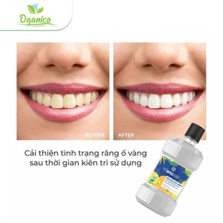 Nước súc miệng dầu dừa Vietcoco ngừa sâu răng, hôi miệng, lở miệng nhiệt miêng hương thảo dược bạc hà OGANICO