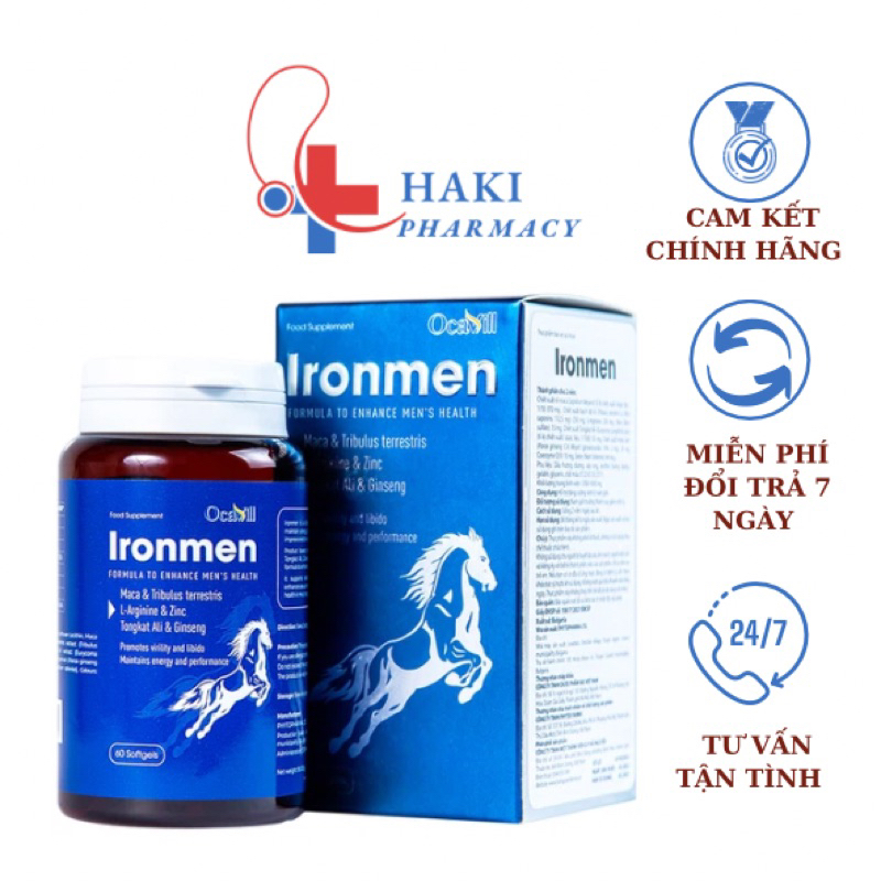 Viên uống Ironmen Ocavill 60 viên hỗ trợ tăng cường sinh lý nam giới Shopee Việt Nam