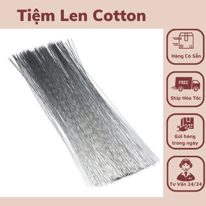 Kẽm bạc làm lá dài 80cm ( 10 kẽm )
