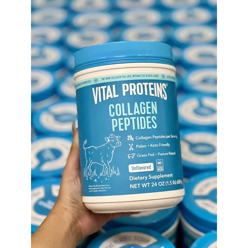 ⚡️ Collagen ThỦy PhÂn Vital Protein [hsd 2026] Collagen Peptides Unflavored 680g Shopee Việt Nam