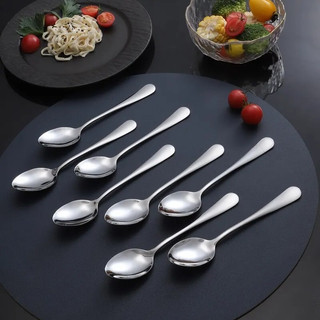 Set 5 Chiếc Thìa (Muỗng) Cà Phê Inox Miệng Nhọn Dày Sáng- Thìa Gia Vị - Ăn Kem - Trứng Lộn..
