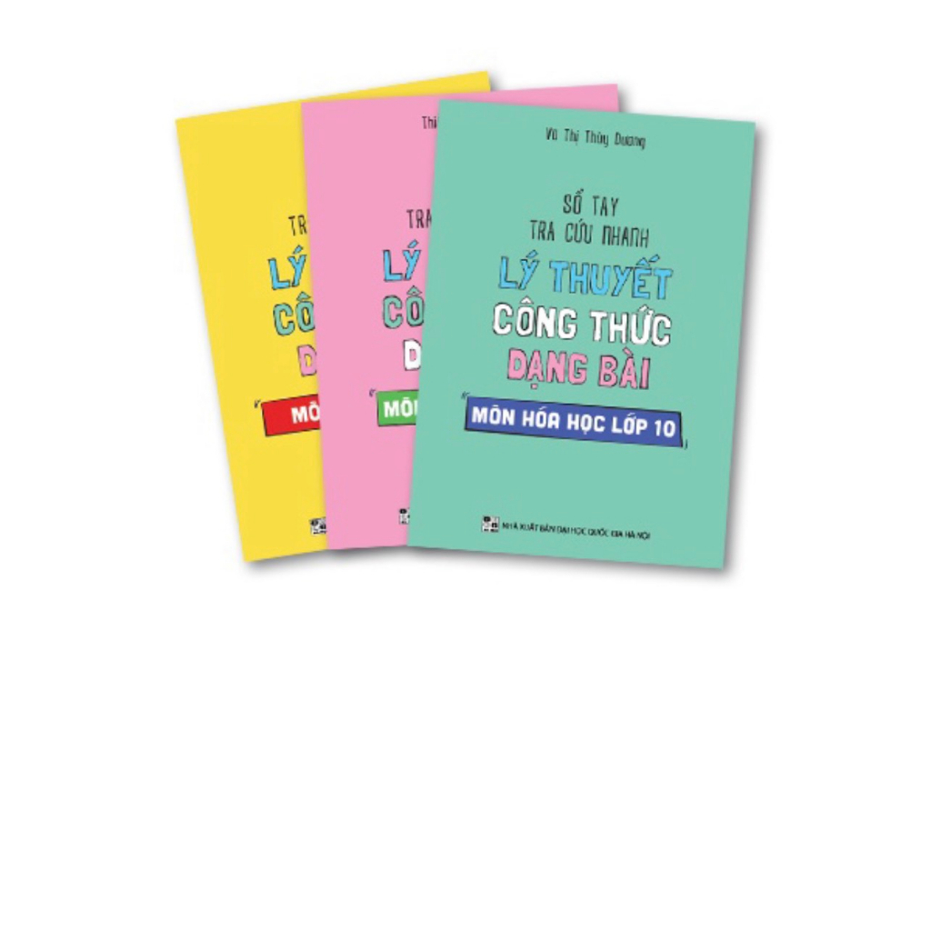 Ảnh Sách - Sổ tay tra cứu nhanh Lý thuyết - Công thức - Dạng bài Toán 10 2