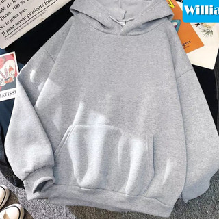 Áo hoodie nam nữ nỉ ngoại trơn, chất nỉ dày dặn mũ 2 lớp