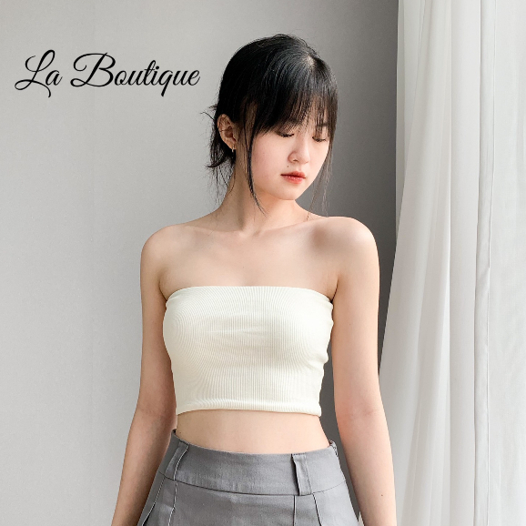 Áo ống La Boutique không dây cúp ngực ôm dáng basic