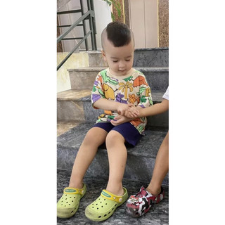 (Video) ÁO XUẤT DƯ. Áo cặp bé. Áo nhóm. Áo họa tiết động vật. Áo thun ngắn tay bé trai/ bé gái kèm móc và túi 15-40kg