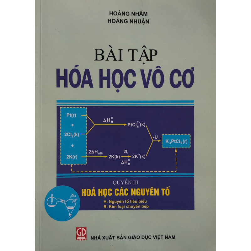 Sách - Bài tập Hoá học Vô cơ Quyển III: Hoá học các nguyên tố | BigBuy360 - bigbuy360.vn