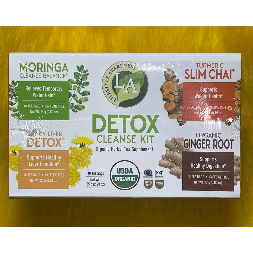 Trà Thảo Dược Hữu Cơ LIFESTYLE AWARENESS DETOX CLEANSE KIT Organic