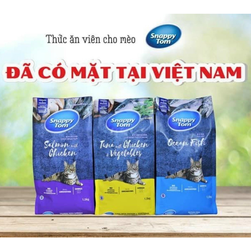 [8kg] SNAPPY TOM thức ăn hạt khô dành cho mèo - Petshop Chubby Mew ...