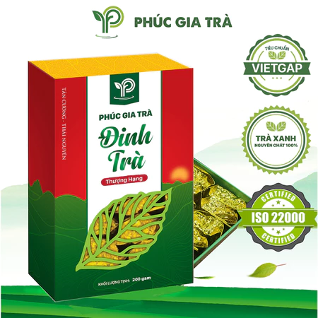 Trà Đinh Thượng Hạng 200g (Trà ấm) - Đặc sản Tân Cương Thái Nguyên
