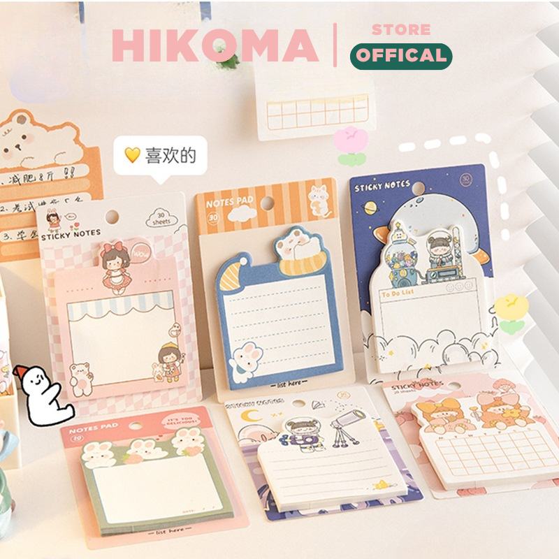 Giấy note cute nhiều màu - giao ngẫu nhiên - giấy note ghi chú dán được ...