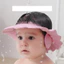 MŨ NÓN GỘI ĐẦU CHẮN NƯỚC CHO BÉ KHI TẮM CÓ VÀNH CHE TAI - DỤNG CỤ TẮM VÀ VỆ SINH CHO BÉ - MŨ GỘI ĐẦU CHO BÉ SM01