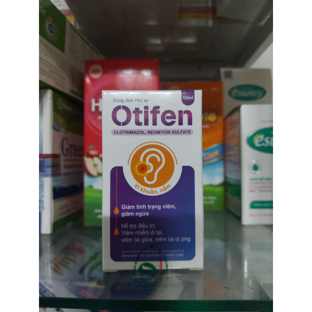 Dung dịch nhỏ tai Otifen 8ml - Hỗ trợ giảm tình trạng viêm, giảm ngứa ...