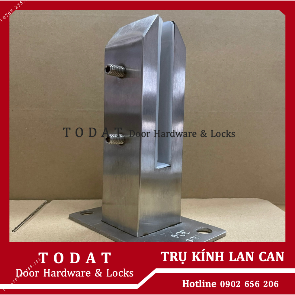 Trụ Lan Can INOX 304 Không Cần Khoan Kính (Rỗng) | Shopee Việt Nam