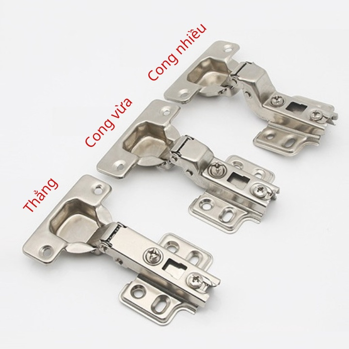 Bản lề tủ Bản lề inox cao cấp Bản lề bật giảm chấn cao cấp chống gỉ sét trọn đời -Giao nhanh - Không ưng hoàn tiền