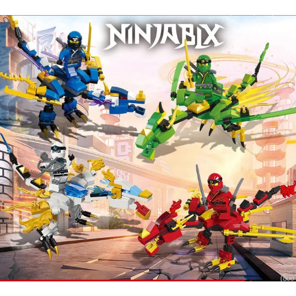 Lego Xếp hình lego NInnJA , rồng chiến binh ninnnja | Shopee Việt Nam