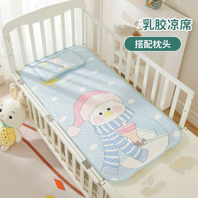 Ảnh Chiếu Điều Hòa Cao Su Non ETAMI Tặng Kèm Gối Cho Bé, Chiếu Cao Su Non 5D Thoáng Mát Cho Bé Từ Sơ Sinh 3