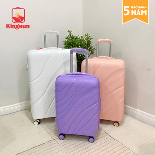 Vali Du Lịch Nhựa PP02 Cao Cấp, Vali Kéo Chống Va Đập Size 28, Bảo Hành 5 Năm