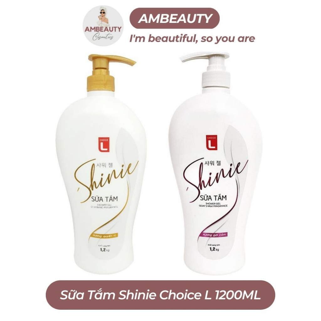 Sữa Tắm Shinie Quyến Rũ/Gợi Cảm Choice L Chai 1200ML | Shopee Việt Nam