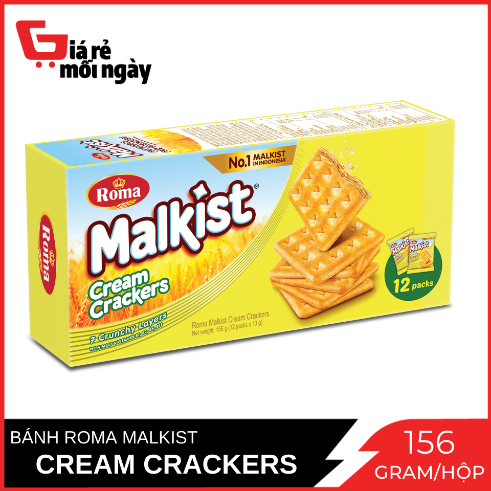 Bánh Roma Malkist Cream Crackers 156G | Shopee Việt Nam
