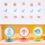 Combo 5 con dấu mini in hình khủng long cho bé dễ thương