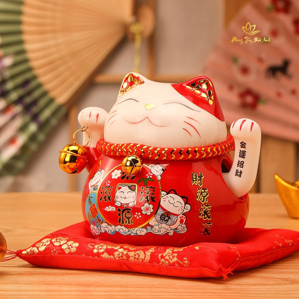Mèo Vẫy Bằng Pin - Mèo Thần Tài Maneki Neko Kêu Gọi Khách Hũ Tiết Kiệm ...