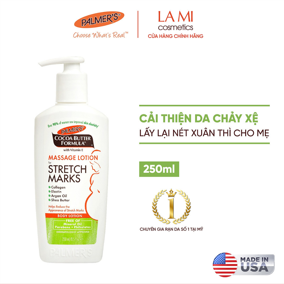 Ảnh Lotion ngừa rạn da đầu thai kỳ Palmer's 250ml 1