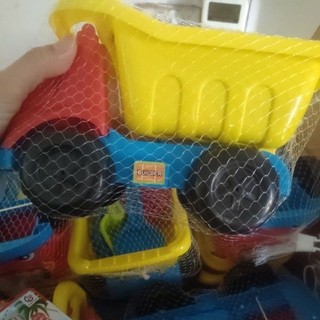 Đồ chơi xe xúc cát hạt muồng cho bé vui chơi đi tắm biển hàng dày dặn loại 1 size 25 cm