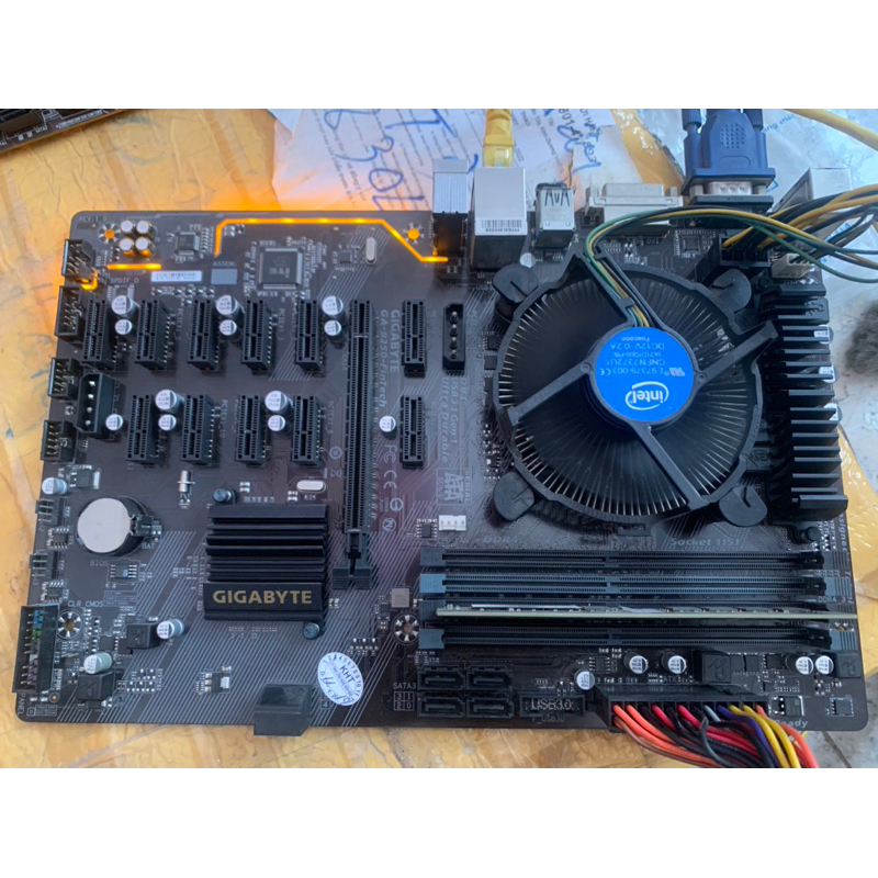 (DungLeo) Main Riser 12 Chân Gigabyte + Cpu G3930 + Ram DDR4 8Gb+ Kèm ...